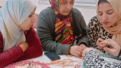 ورشة مشغولات رمضانية لعضوات أندية الفتاه والمرأة 