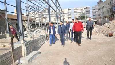 محافظ الغربية يتابع سير الأعمال في إنشاء مركز خدمات مصر