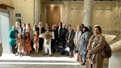 وفد منظمة الأمم المتحدة اليونسكو يتفقد المتحف اليونانى بالإسكندرية 