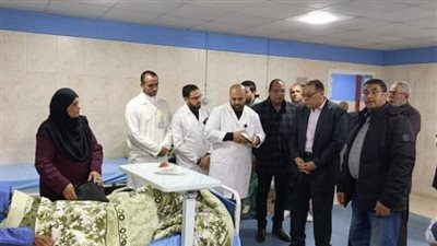 محافظ الشرقية يطمئن على الحالة الصحية لمُصابي غزة 