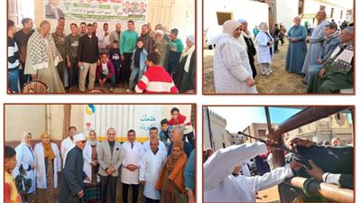 قافلة بيطرية علاجية بمركز كفرصقر في الشرقية