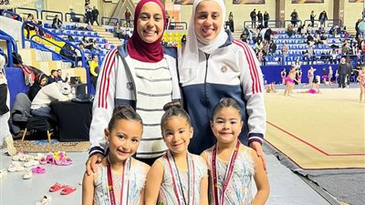 الصيد يتوج بذهبية بطولة الجمهورية للجمباز الفني(صور) 