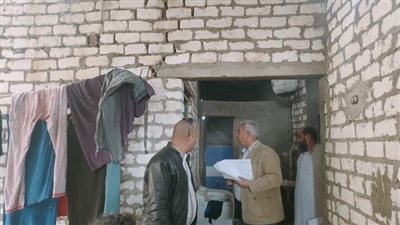 بني سويف: دراسة حالات الأسر الأولي بالرعاية لتوصيل مياه الشرب بقرية بهبشين