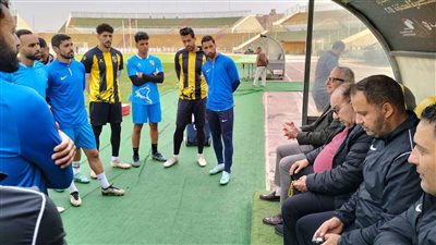 رئيس نادي المقاولون يدعم اللاعبين قبل مباراة إنبي
