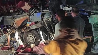 حادث طريق الإسكندرية.. مقطورة مسرعة اصطدمت بـ4 سيارات أجرة