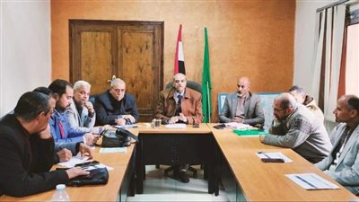 الطب البيطري والزراعة يناقشان أعمال حصر الثروة الحيوانية بالفيوم 