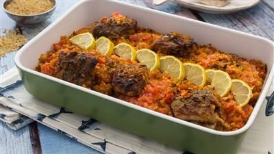 صحي ولذيذ.. طريقة عمل طاجن السمك بالفريك