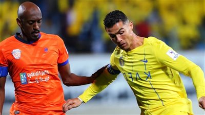 النصر يتقدم على الفيحاء بهدف كريستيانو رونالدو