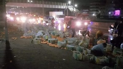 تعطل حركة بطريق القاهرة الإسكندرية الزراعي.. شاهد 