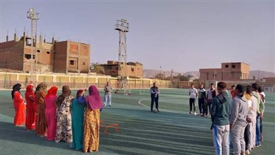 العنف القائم على النوع الإجتماعي .. جلسة رياضية بمركز شباب الأحايوة شرق