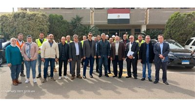 رئيس الجهاز التنفيذي لمياه الشرب يتفقد محطة معالجة الصرف بالجبل الأصفر في القاهرة