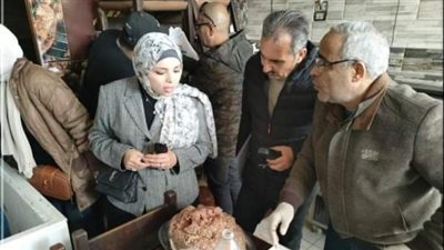 إعدام كمية من اللحوم في حملة موسعة بالعريش