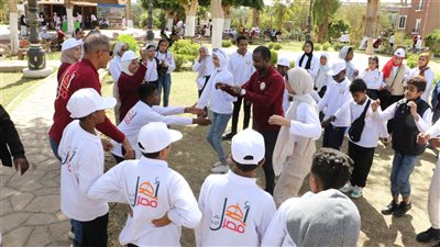 أهل مصر .. جولة لأطفال ملتقى المحافظات الحدودية بحديقة فريال بأسوان 