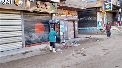 محافظ كفر الشيخ : حملات نظافة مكثفة ورفع الاشغالات