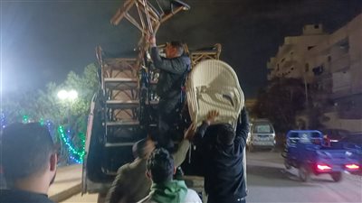 رفع ٣٥٠٠ حالة تعد واشغالات للمقاهي والمحال التجارية بحدائق الأهرام والمنيب والمنشية