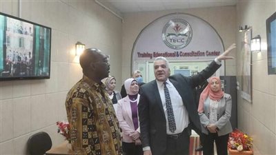 وفد الاتحاد الأفريقي يتفقد معامل صحة الحيوان ويشيد بمستواها المتميز 