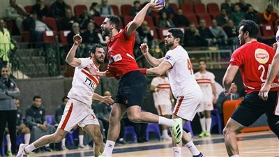 الزمالك يهزم الاهلي في دوري المحترفين لكرة اليد 