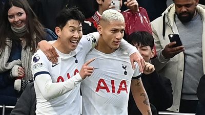 ريشارليسون وهيونج مين يقودان تشكيل توتنهام المتوقع أمام وولفرهامبتون