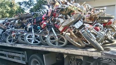 المرور يضبط 313 دراجة نارية مخالفة خلال حملات مكبرة 