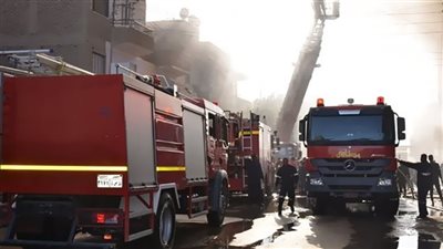  حريق داخل مركز البحوث الهندسية الإذاعية