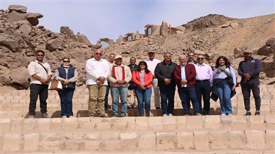لجنة الإعلام بمجلس النواب تزور سمبوزيوم ومتحف أسوان المفتوح