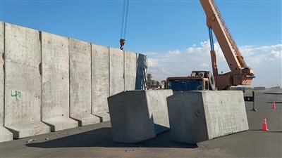 المنطقة اللوجستية الجديدة رفح على الحدود مع قطاع غزة.. شاهد