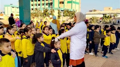  التأمين الصحي بالقليوبية تنفذ أنشطة توعوية لتعزيز صحة وسلامة الطلاب