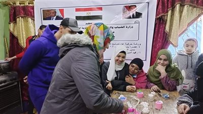 حرف يدوية وندوات توعوية لأندية الفتاة والمرأة بالقليوبية