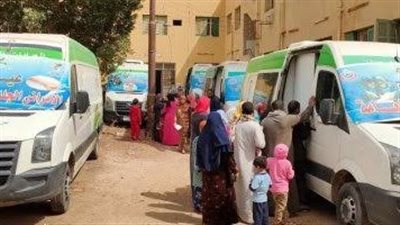 قافلة طبية بقرية غرب تيرة في كفر الشيخ