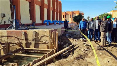 رئيس مياه سوهاج يتفقد محطة مياه السكساكا بطما تمهيدًا لتشغيلها