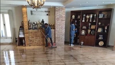 فتح مكتب مرتضى منصور تمهيدًا لزيارة مجلس الأهلى 