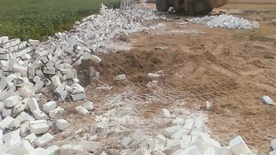 إزالة التعديات على الأراضي الزراعية بالإسماعيلية