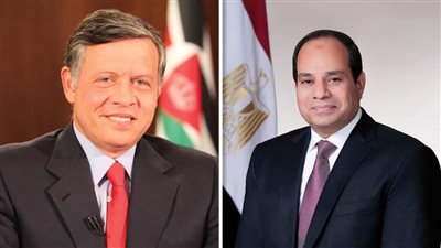 السيسي يعزي العاهل الأردني والأمير الحسين في وفاة والد الأميرة رجوة