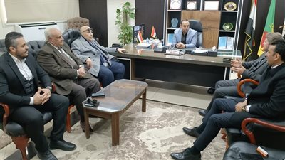 رئيس جهاز الشروق يبحث مع مسؤولي شركة أمان توفير السلع الغذائية