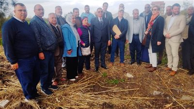 وفد الوكالة الألمانية GIZ يفتتح محطة رى حديث بإستخدام الطاقة الشمسية بالبحيرة  