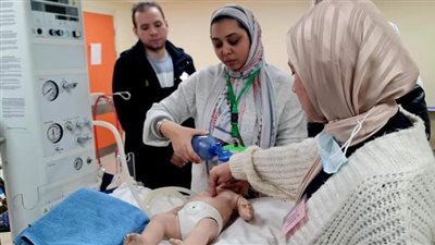 فعاليات الورشة التدريبية لإنعاش حديثي الولادة بالإسماعيلية 