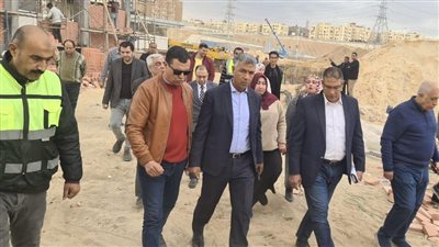 مسئولو المياه يتابعون سير العمل بمشروع تطوير الصرف بالهضبتين العليا والوسطى