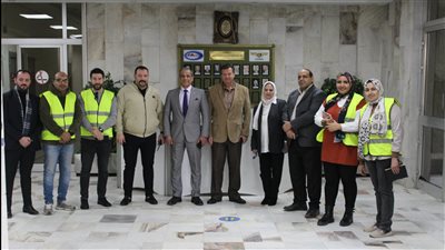 تجربة طواريء جزئية بمبنى القابضة للمطارات