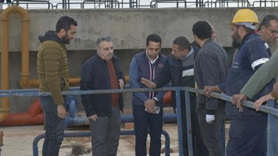 رئيس مياه دمياط يتابع مشروعات المبادرة الرئاسية 