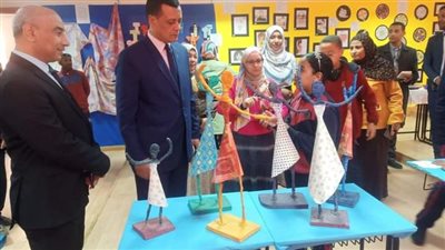 وكيل تعليم قنا المعرض الفني السنوي لطلاب مدارس النيل الدولية