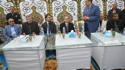 محافظ الغربية يضع حجر الأساس لمدرسة محمد احمد اغا الابتدائية بالمحلة الكبرى