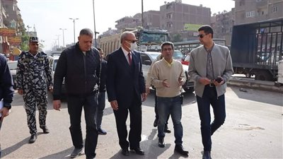 لليوم الثاني على التوالي محافظ القليوبية يقوم بجولة بمدينة شبرا الخيمة