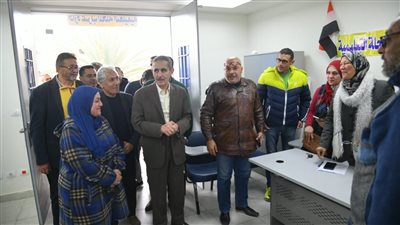 محافظ الغربية يشارك في قوافل التنمية البشرية  لعمال  شركة مصر للغزل والنسيج