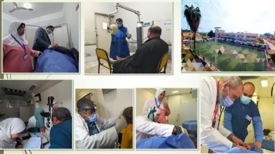 توقيع الكشف الطبي وصرف العلاج بالمجان لأهالي قرية حانوت في الشرقية