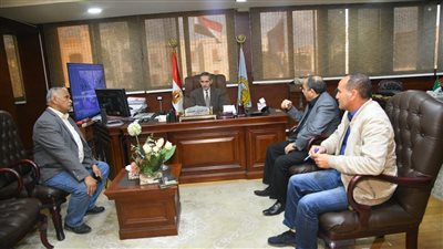 محافظ الغربية يناقش الموقف التنفيذي لمشروع مركز تجميع الالبان 