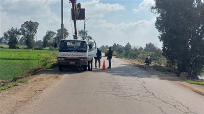 رفع كفاءة وتطوير منظومة الإنارة العامة في دسوق بكفر الشيخ