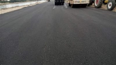 رصف طريق ترعة المنايف وصلة سرابيوم بالإسماعيلية 