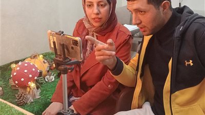 شاب مصرى بالقليوبية يستعد لمسابقة الأوسكار العالمية للرسوم المتحركة