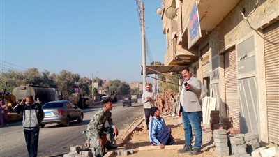 رصف شارع ٢٣ يوليو بمدينة ساحل سليم 