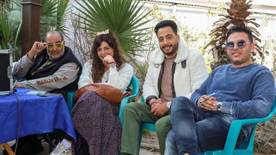 ريهام حجاج وسامح عبد العزيز مع 